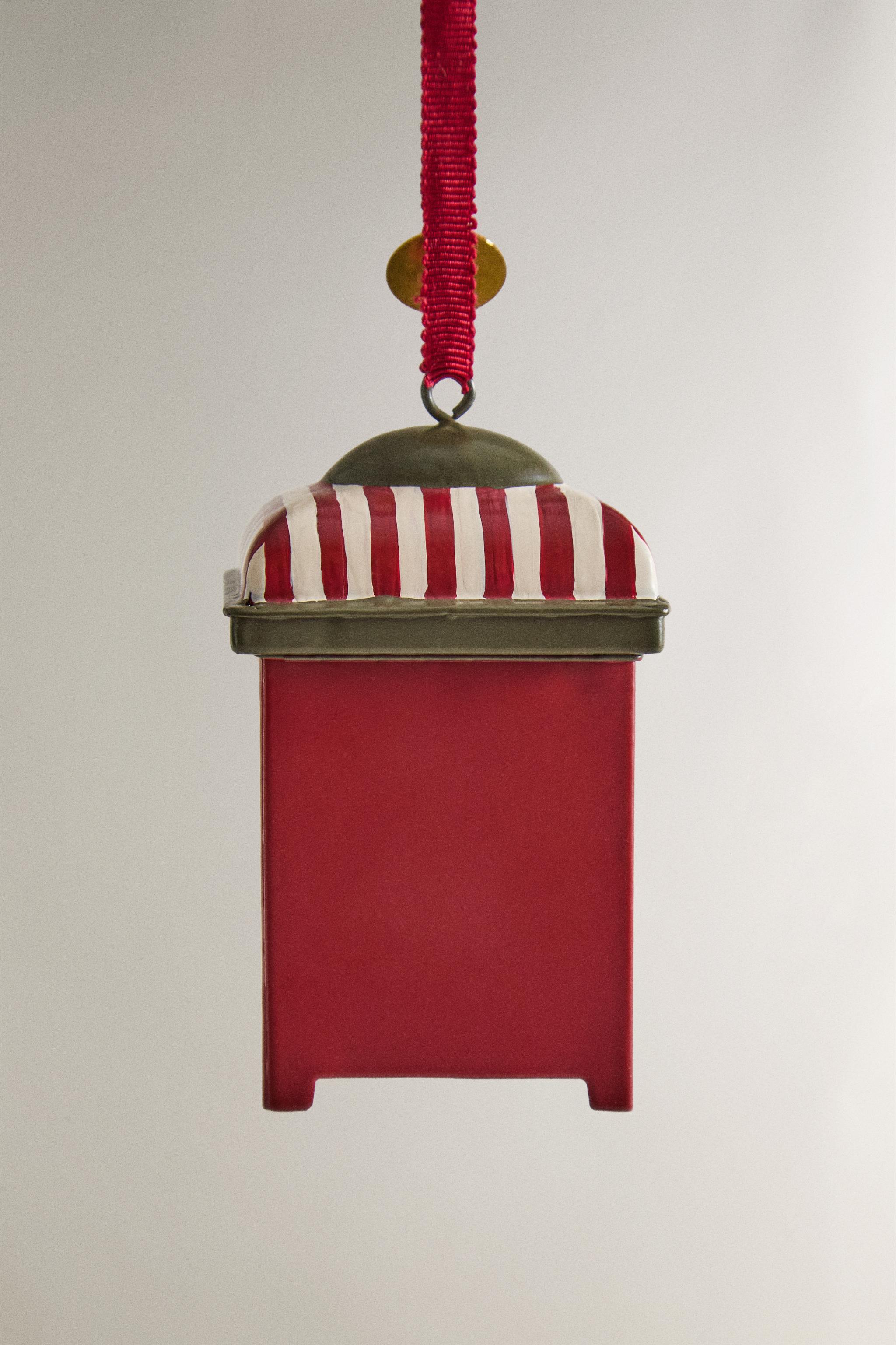 SANTA CLAUS MAILBOX CHRISTMAS TREE ORNAMENT